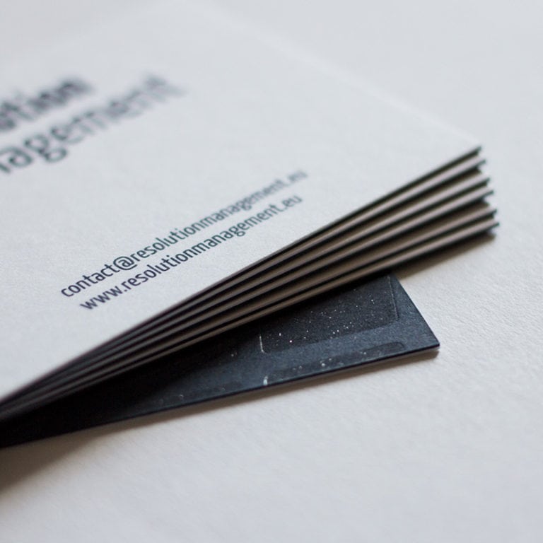 Colorplan Visitenkarten kaschiert Sandwichkarten Colorplan Visitenkarten kaschiert