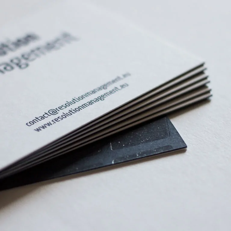 Colorplan Visitenkarten kaschiert Sandwichkarten Colorplan Visitenkarten kaschiert