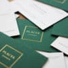 Colorplan Visitenkarten kaschiert zweilagig mit Folienprägung gold metallic Colorplan Visitenkarten kaschiert zweilagig mit Folie gold metallic