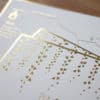 Hochzeitskarten mit Heißfolienprägung im A6 Format Hochzeitskarten Einladungskarten mit Heißfolienprägung im A6 Format