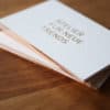 Karten Visitenkarten mit Folienschnitt und Letterpress auf GMUND cotton