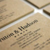Les Naturals Visitenkarten mit Heißfolieprägung schwarz glänzend Altpapier les naturals karten visitenkarten mit Heißfolie schwarz