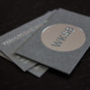 Les Naturals Visitenkarten mit Heißfolieprägung silber metallic Altpapier les naturals karten visitenkarten mit Heißfolie