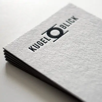 Les Naturals Recycling Karten mit Heißfolienprägung schwarz