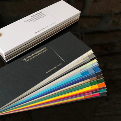 Papierfächer Colorplan und Imagekartons