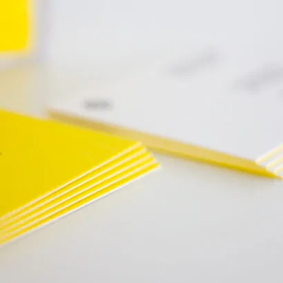 Colorplan Visitenkarten kaschiert