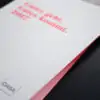 Grußkarten Letterpress Karten mit neon Farbschnitt Letterpress Karten Compliment card mit neon Farbschnitt