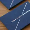 les-naturals-visitenkarten-marineblau-silber-metallic Les Naturals recycelte Visitenkarten