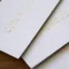les-naturals-weiss-mit-heissfolienpraegung-gold-metallic weißer Naturkarton Visitenkarten mit gold Folie