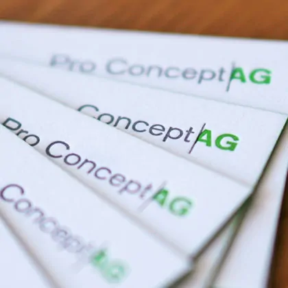 Letterpress Visitenkarten mit Pantone