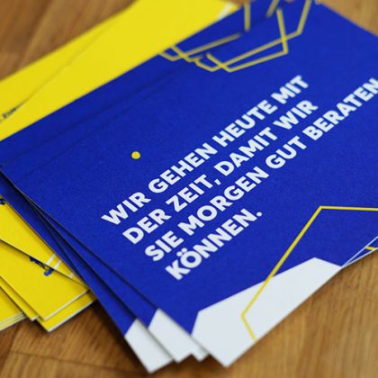 Sonderfarbe Pantone HKS Karten