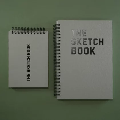 Recycling Notizblöcke mit Veredelung