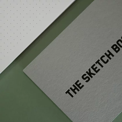 veredelte recycling Notizblöcke mit Folienprägung