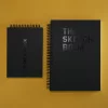 schwarze Notizblöcke individualisert